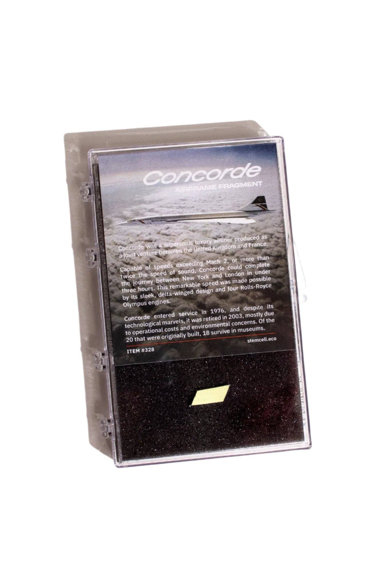 Stemcell Science Shop – wholesale Dekorativt bordsobjekt – Concorde-flygplansfragment0