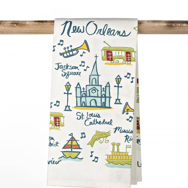 Torchon de cuisine - Vintage New Orleans pour la vente par THE PARISH LINE