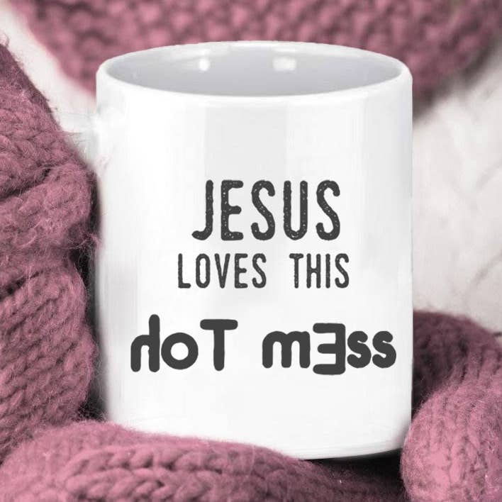 Jesus liebt dieses heiße Durcheinander für den Großhandel von Everything Mugs