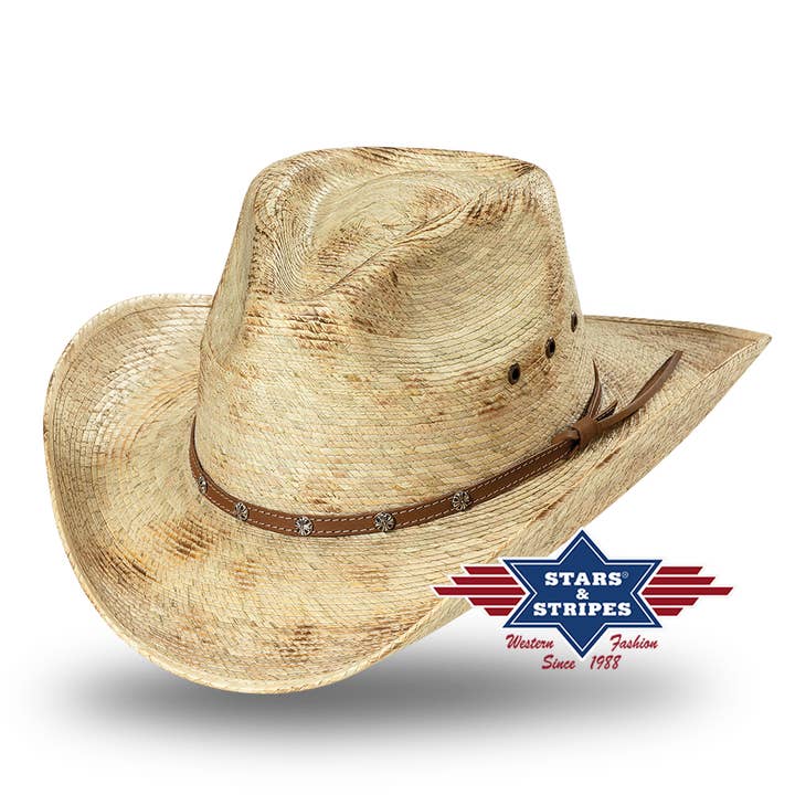 Cappello Western in paglia - Skyler per la vendita all'ingrosso da parte di Stars & Stripes®
