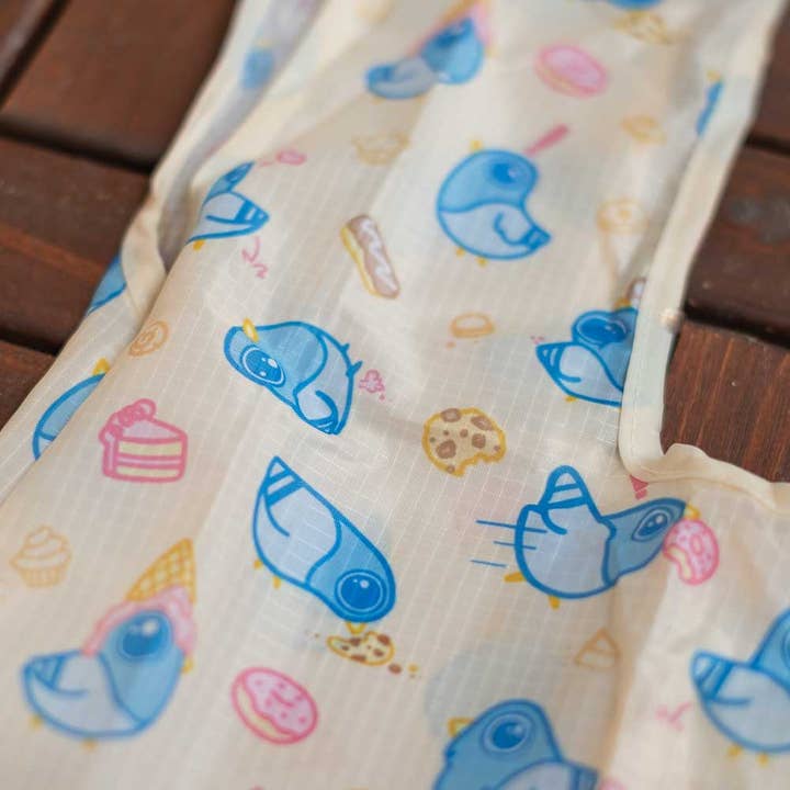 Birdie Tam - Wholesale Grocery/Shopping Bag - Foldable Bag - Pigeons and pastries4