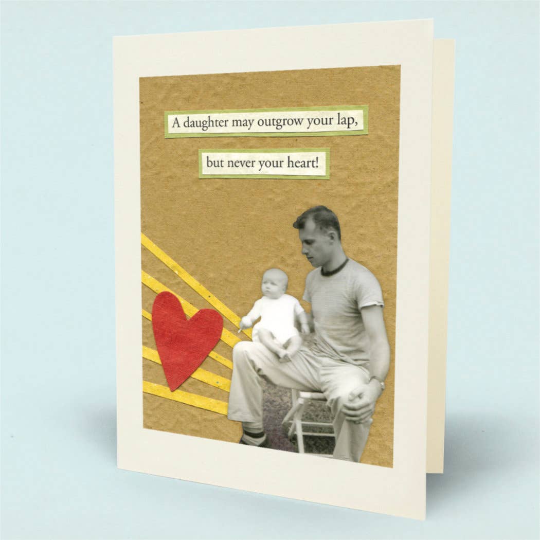 Mina Lee Studio - Wholesale Baby Card - Outgrow Your Lap Card0