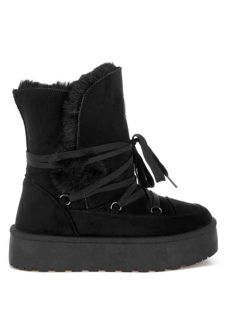 Rag Company – wholesale Snow boots – Women’s – Noaya Chunky Faux Fur Snow Boots1