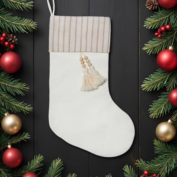 GEXWORLDWIDE – wholesale Holiday Stocking – Bohemian Fringe Christmas Stockings2