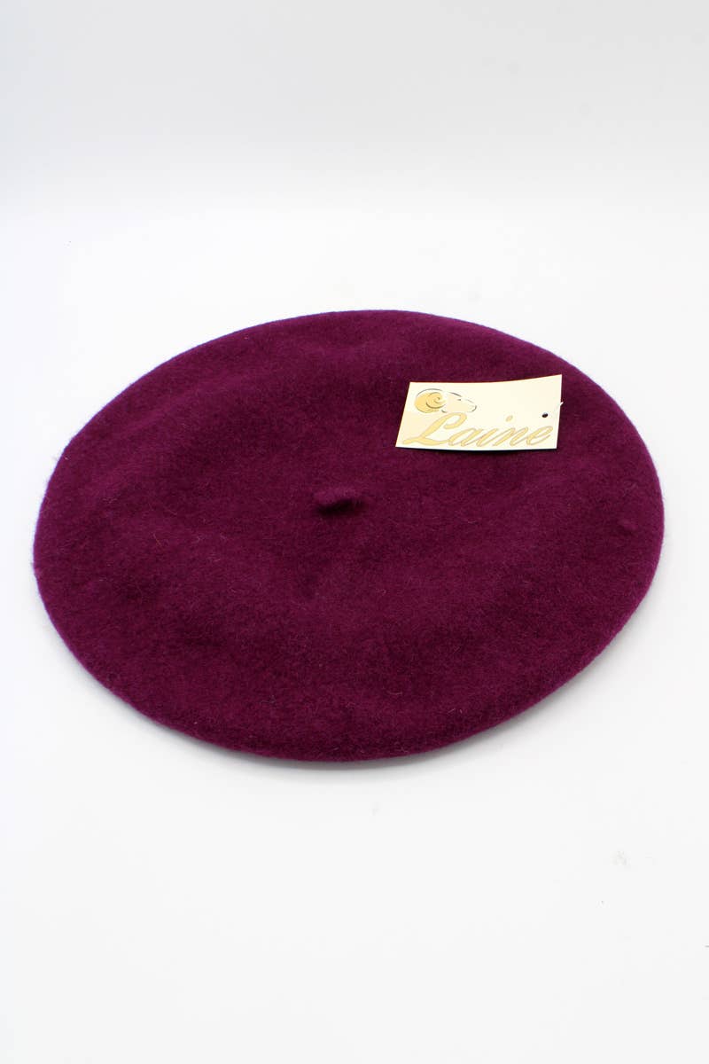 Hologramme Paris - Vendita all'ingrosso Basco - Unisex - Berretto classico in pura lana111