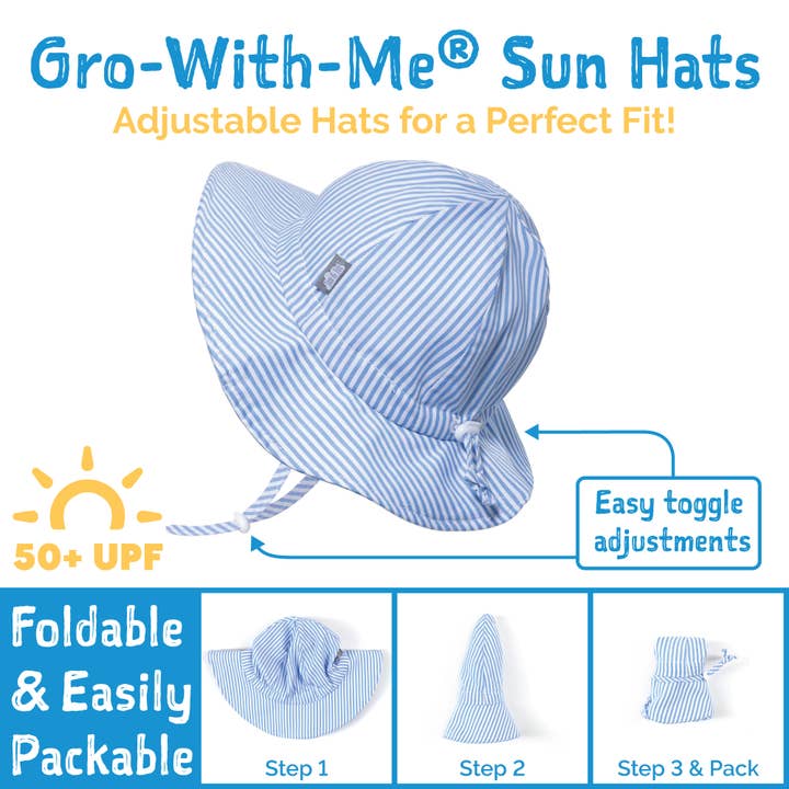 Jan & Jul - Wholesale Sun Hat - Kids - White | Cotton Floppy Sun Hat
