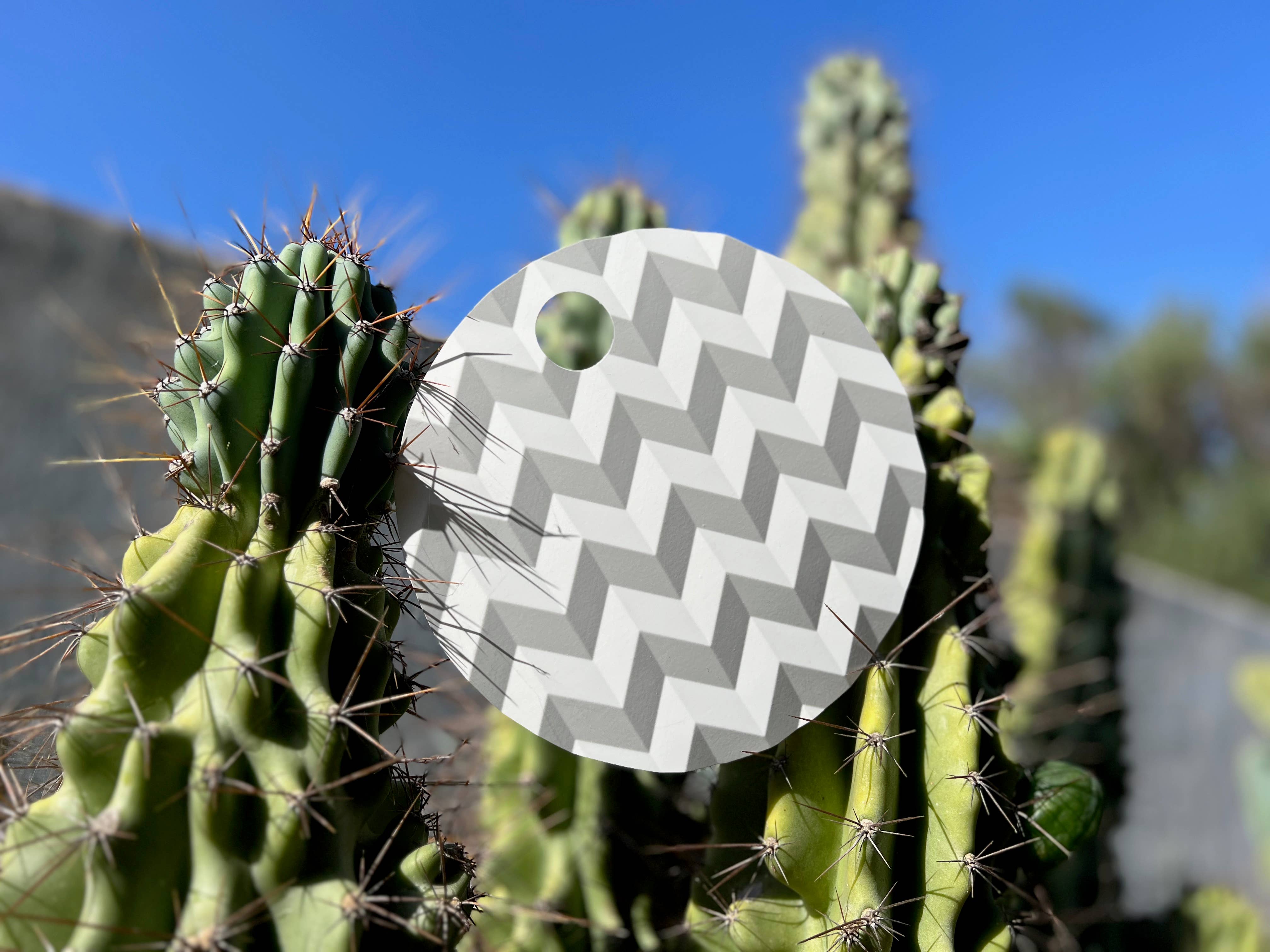 justfans - Vente Éventail - Éventails ronds à motifs tridimensionnels en plastique recyclé13