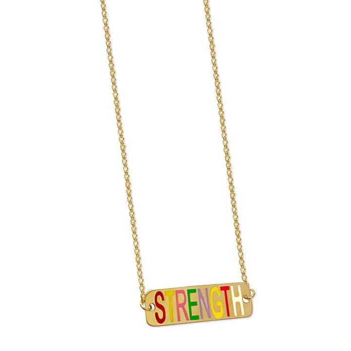 Gekleurde Naam/Woord Ketting voor wholesale door Anna Lou of London