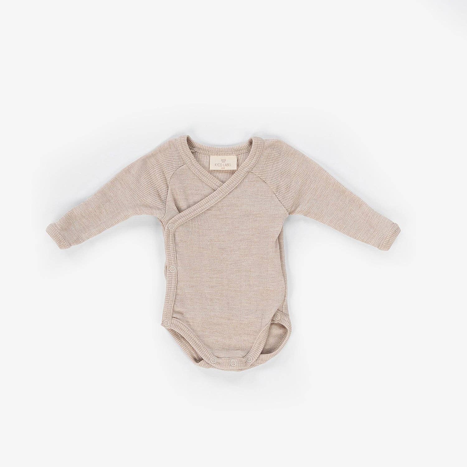 Kico Label - Wholesale Jumpsuit - Baby - Baby wrap bodysuit - Merino wool0