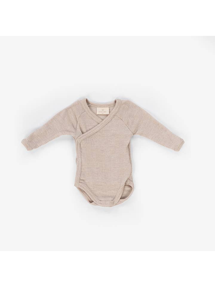 Kico Label - Wholesale Jumpsuit - Baby - Baby wrap bodysuit - Merino wool