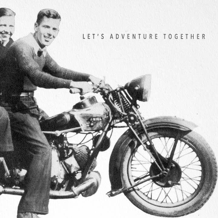 Embued Photophiles - Wholesale Love Card - Motorcycle Lets Adventure Together Card3