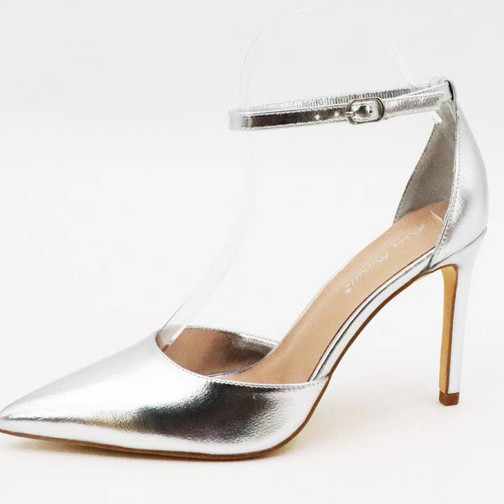 Mars Sky Shoes Wholesale - Wholesale High Heels - Women's - Anne Michelle NEROLI-13 Stiletto Pointy Toe Two Pieces Pumps