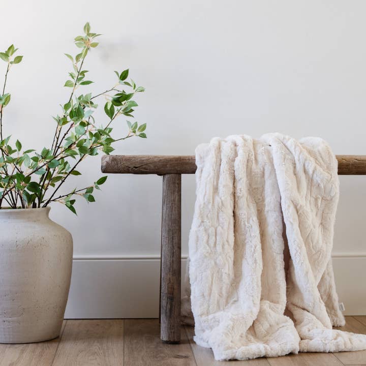 Saranoni - Wholesale Throw Blanket - PATTERNED FAUX FUR XL THROW BLANKETS3