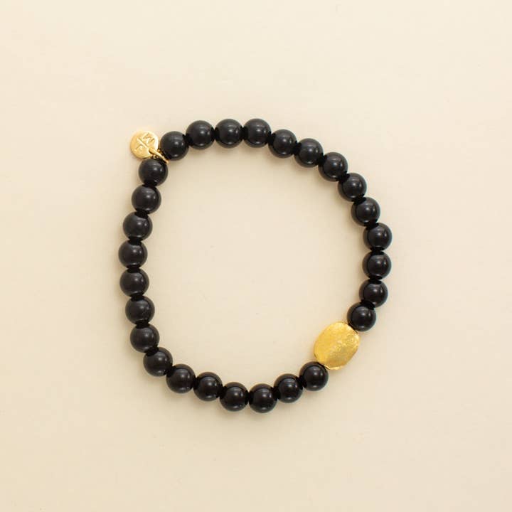 6mm Black Onyx Stone Bracelet for wholesale by Jill Michael Jewelry