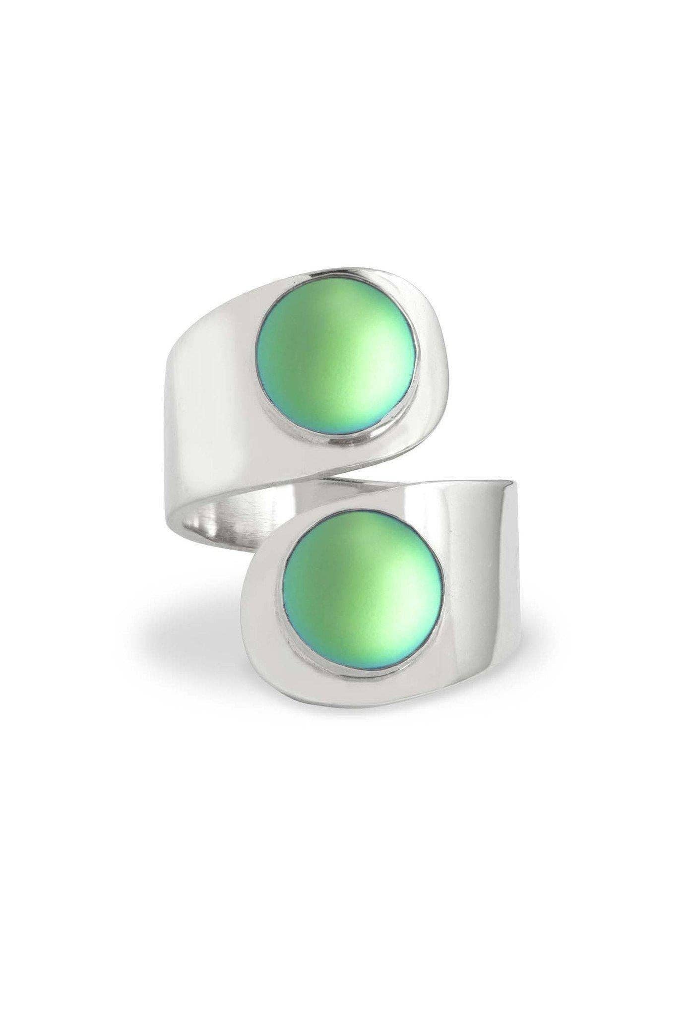 LeightWorks - Vendita all'ingrosso Anelli cocktail/statement - Anello Doppio Cerchio5