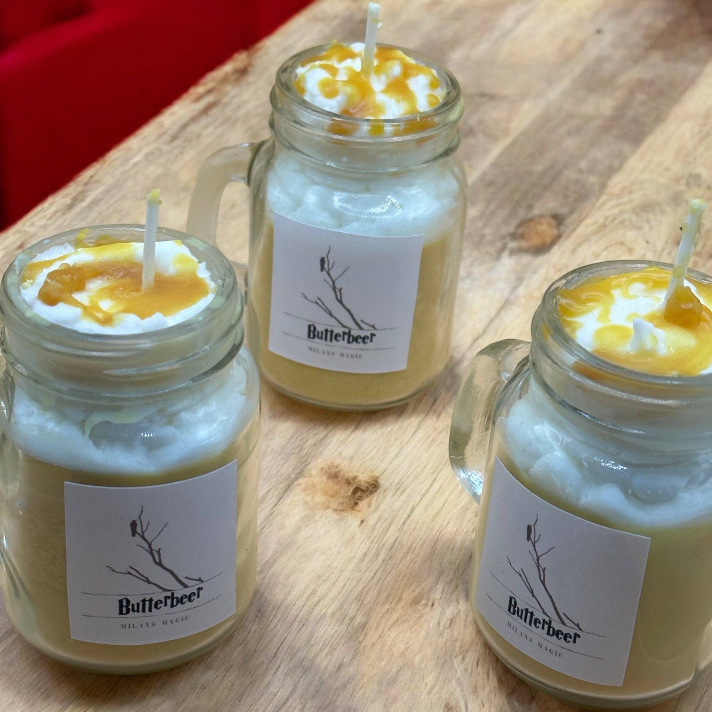 Milans Magic – Vela em jarro/copo por atacado – Vela inspirada em Butterbeer do Harry Potter1