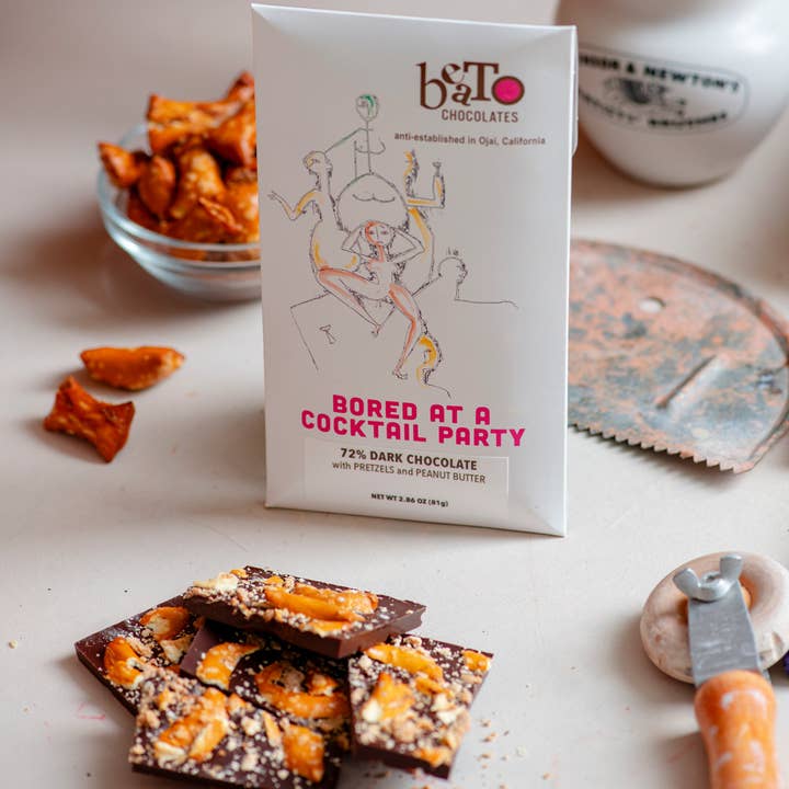 Beato Chocolates - Wholesale Chocolate bar - Bored at a Cocktail Party Chocolate Bar (75g/2.64oz)1