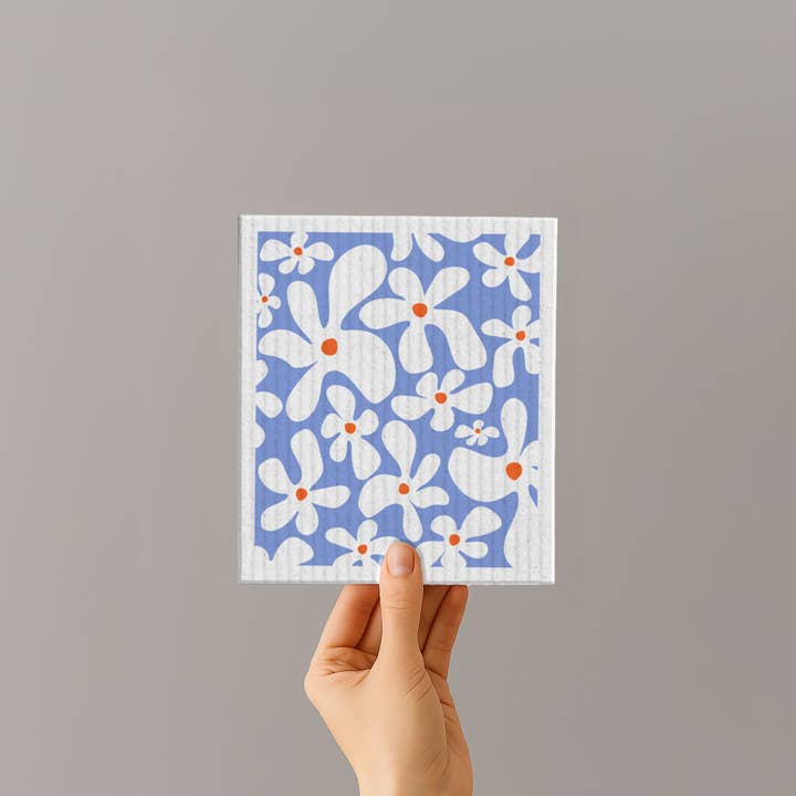 Naturbedacht - Wholesale Dishcloth - Sponge cloth - Flowers - No. 51