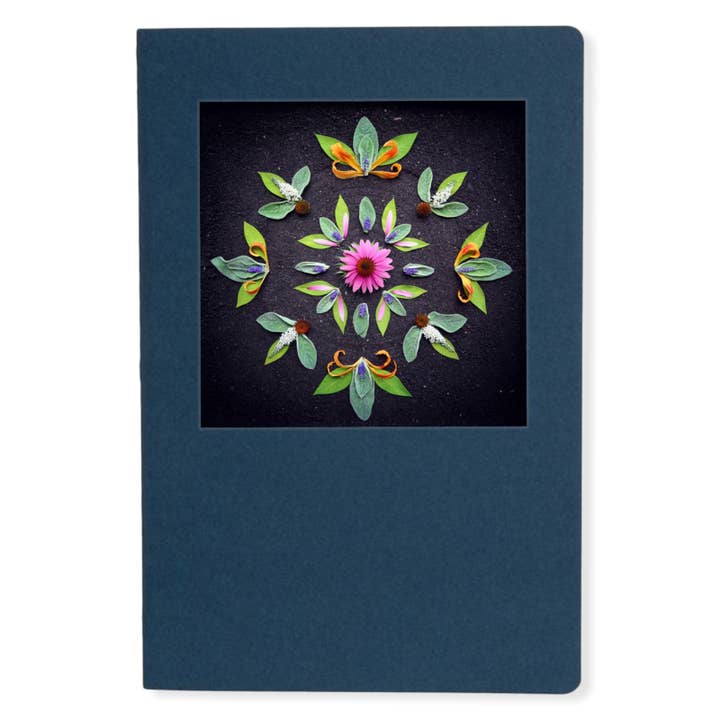 Nature Mandala Art - Wholesale Notebook - Nature / Flower Mandala LG Notebooks:: Earth Tones Designs3