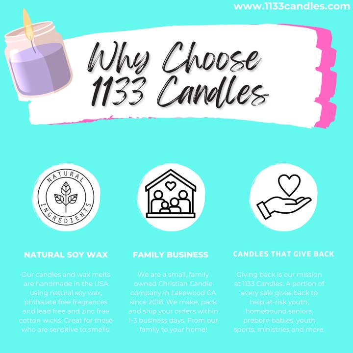 1133 Candles - Wholesale Wax Melt - Frankincense and Myrrh Wax Melts | Winter Wax Melts3