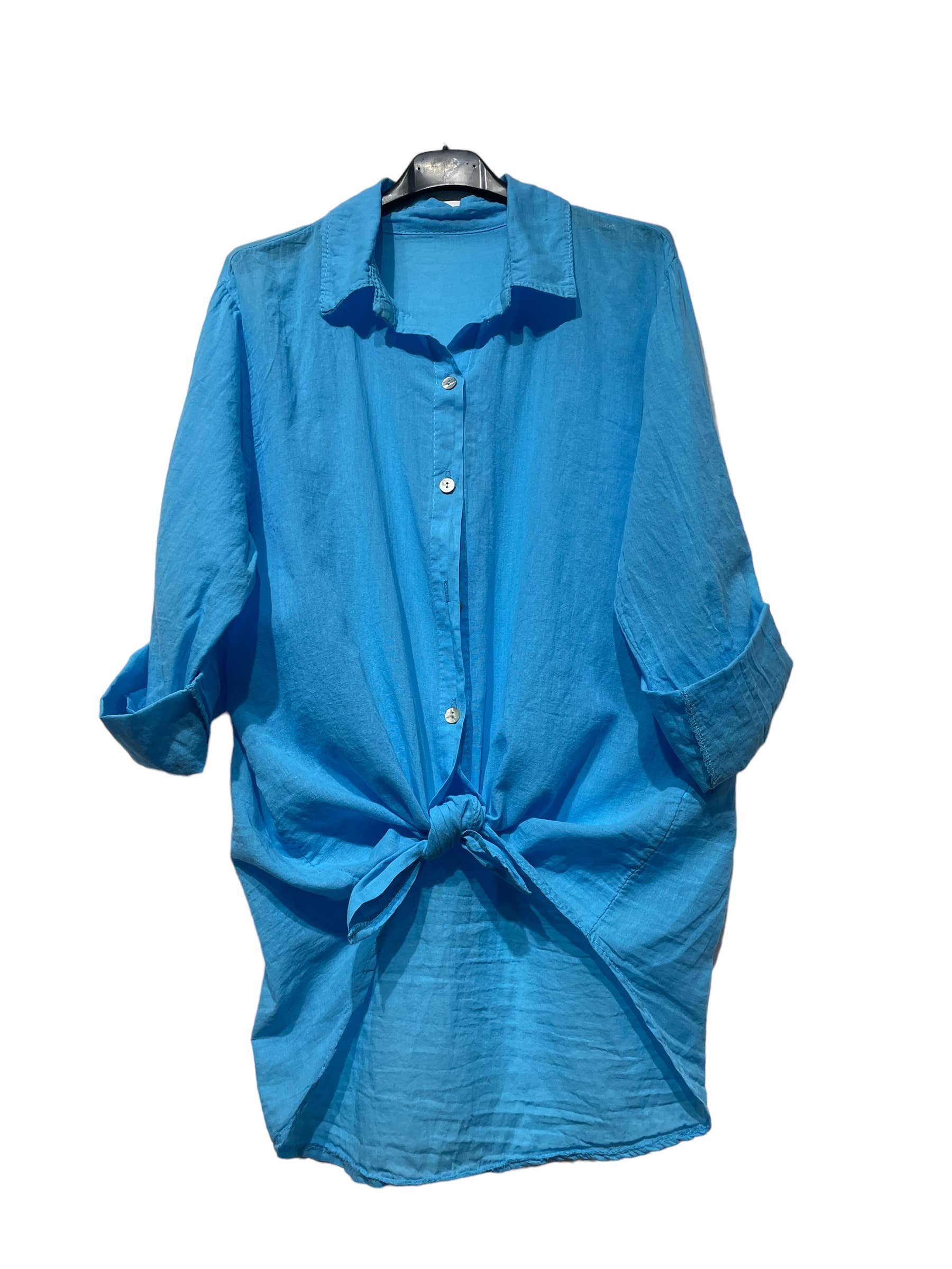 LINEN & COTTON HOUSE – wholesale Tröja med knappar – Dam – BUNDEN BOMULLSSKJORTA 42602 40