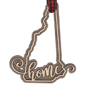 Adorno navideño de doble capa de New Hampshire para venta al por mayor de Woodlander Workshop