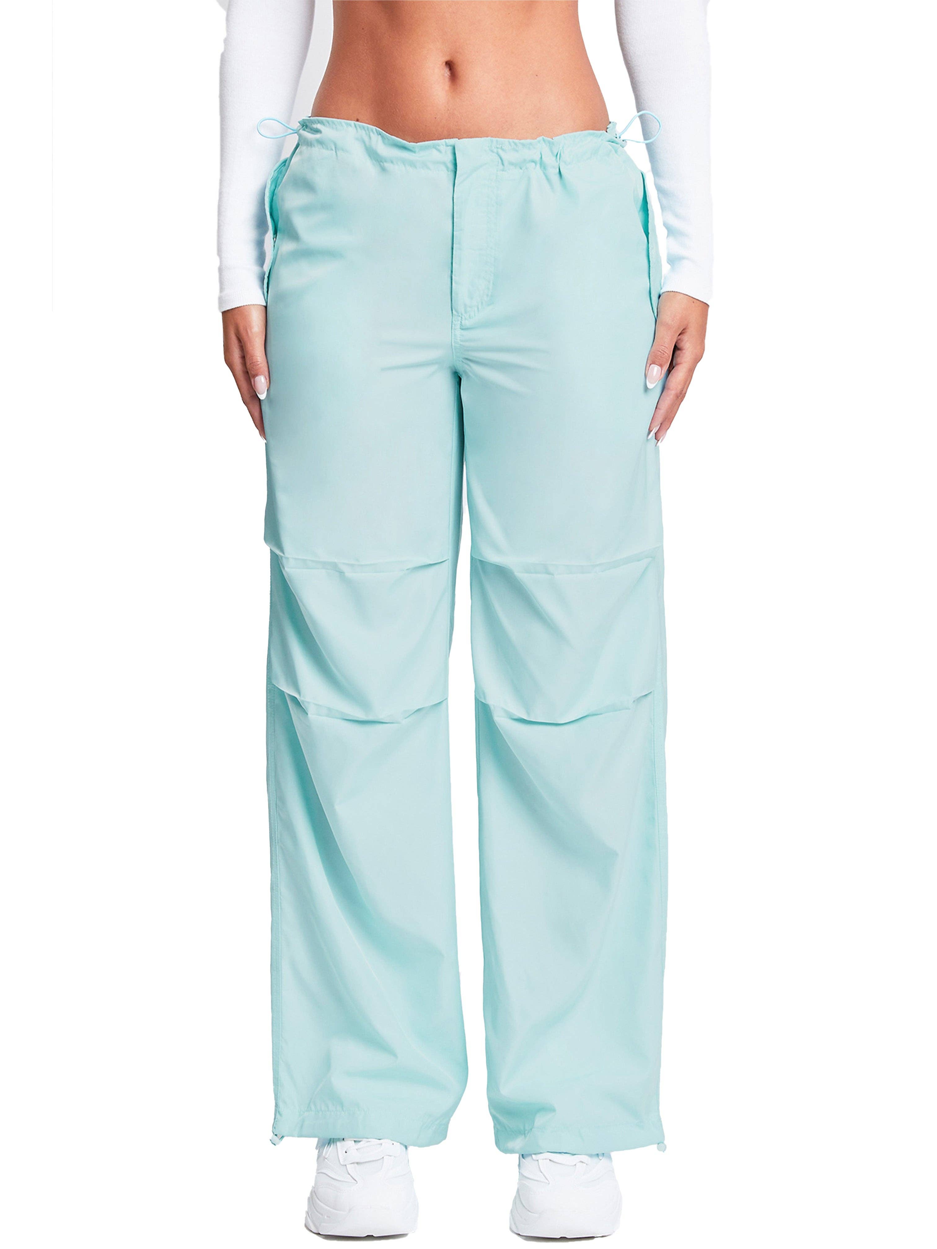YMI - Wholesale Pants - Women's - Relaxed Nylon Parachute Pants-P1761N16