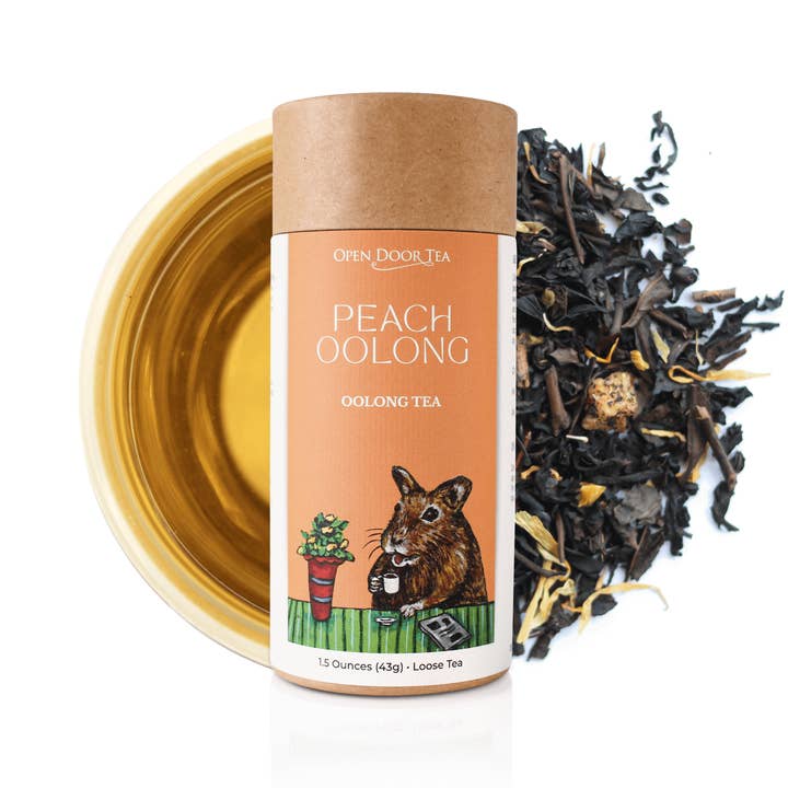 Persika Oolong | Oolong te | Bulk eller detaljhandel för wholesale av Open Door Tea