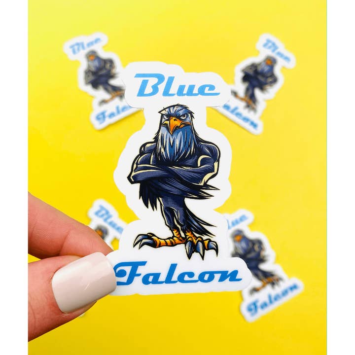 Otto's Grotto - Wholesale Sticker - Blue Falcon Sticker for Police Law Enforcement Military