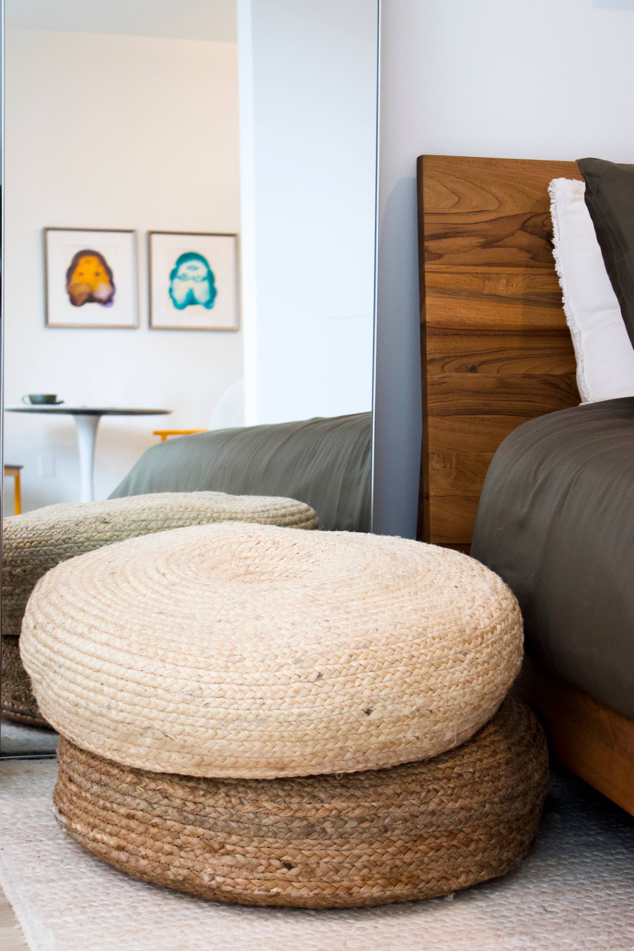 Love The Clutter - Wholesale Floor pillow - Jute Meditation Pillow9