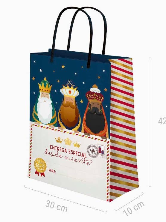 Reyes Magos Gift Bag Large Letter for wholesale by Mis Globos