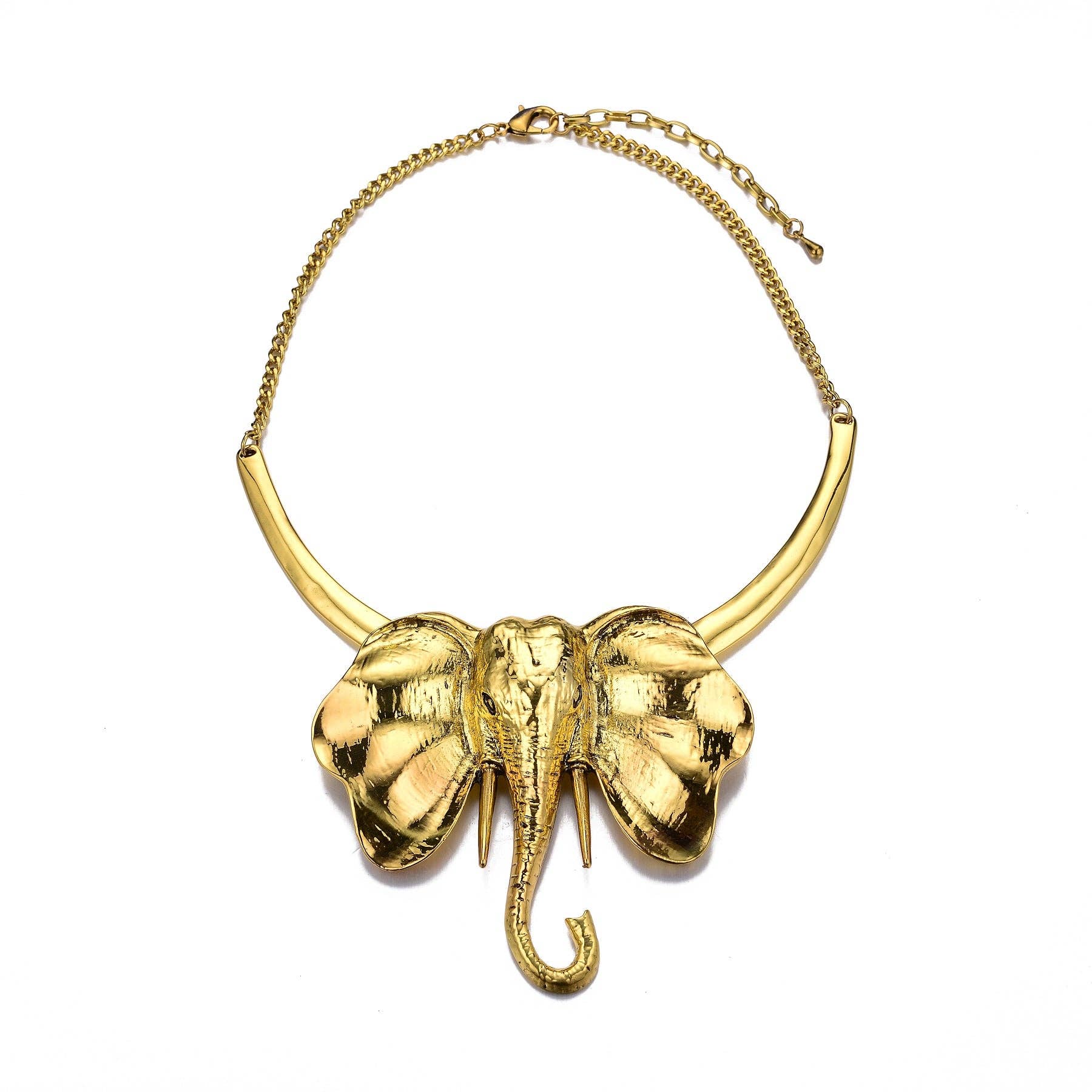 BELLE MISS - Vendita all'ingrosso Collana con ciondolo/pendaglio - Collana Osada con motivo elefante in metallo anticato0