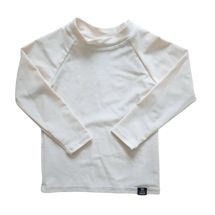 Off White Rashguard for wholesale by The Little Surfer Dude