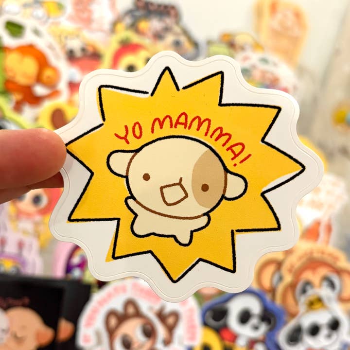 Caffeinehug - Wholesale Sticker - Yo Mama Sticker0