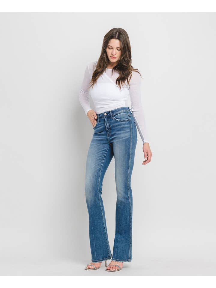 ERR FREE HIGH RISE FULL LENGTH BOOTCUT JEANS F5099 for wholesale on Faire9