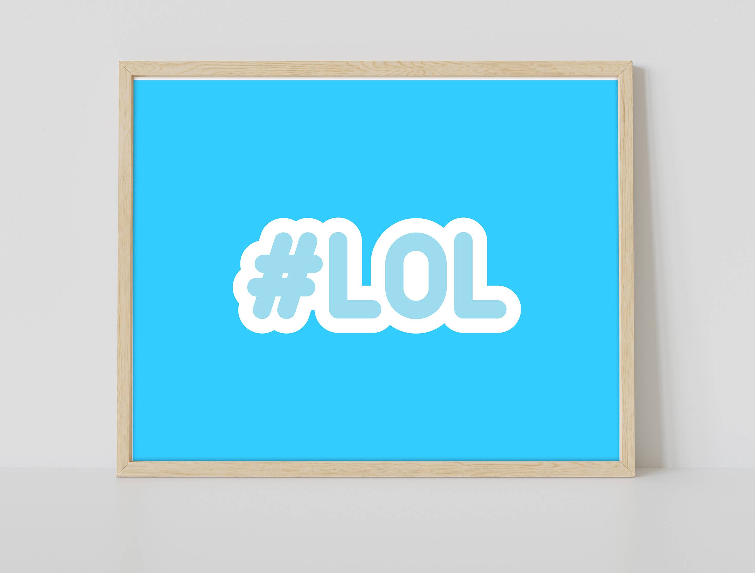 Star Editions – wholesale Art print – Hashtag Lol - 11X14” Premium Art Print1