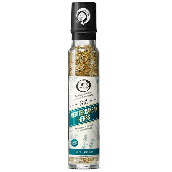 Italian Sea Salt Mediterranean Herbs 180g for wholesale by Oil & Vinegar