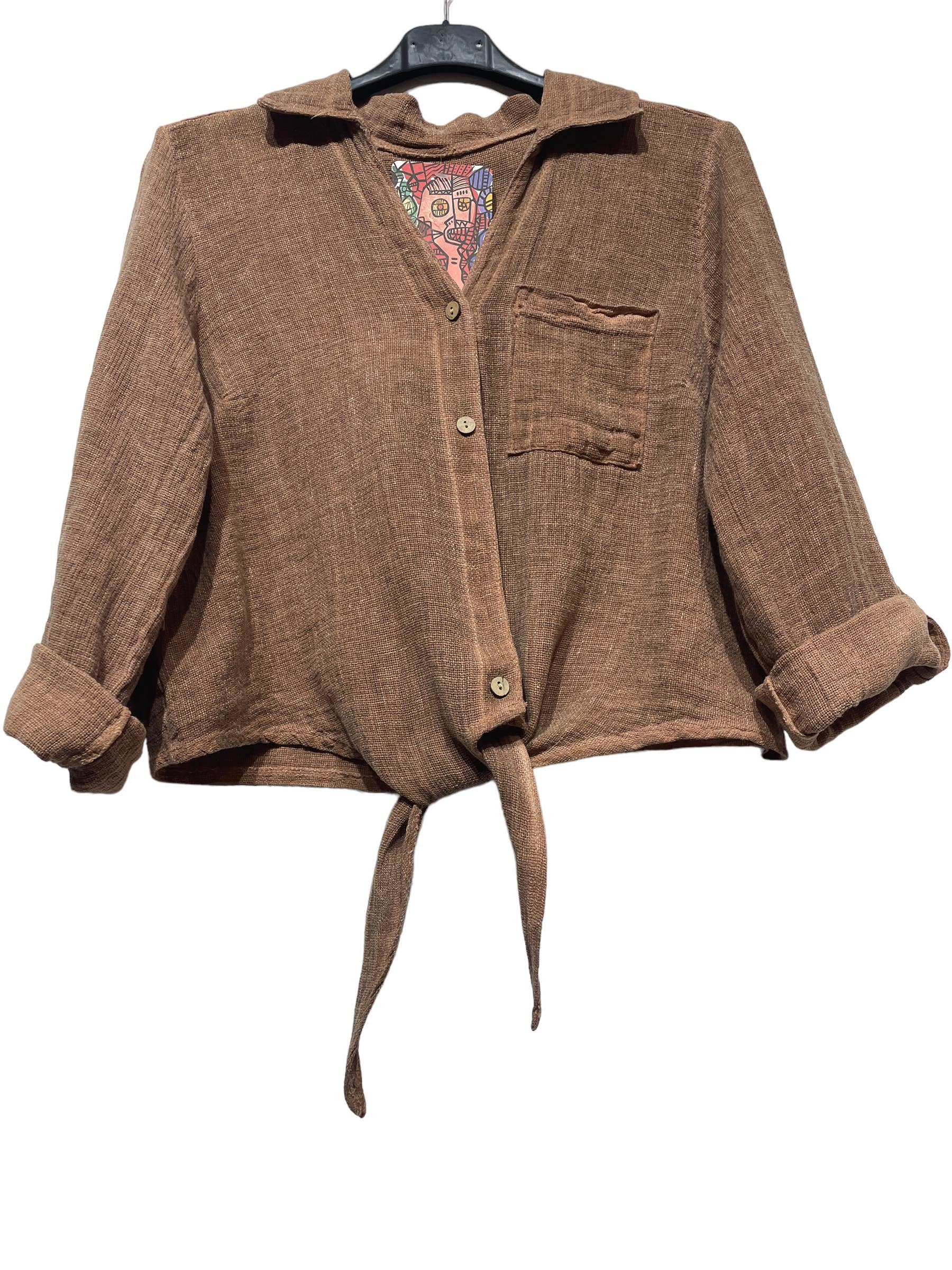 LINEN & COTTON HOUSE – Großhandel Bluse – Damen – Leinenweste 3025 MY VEST28