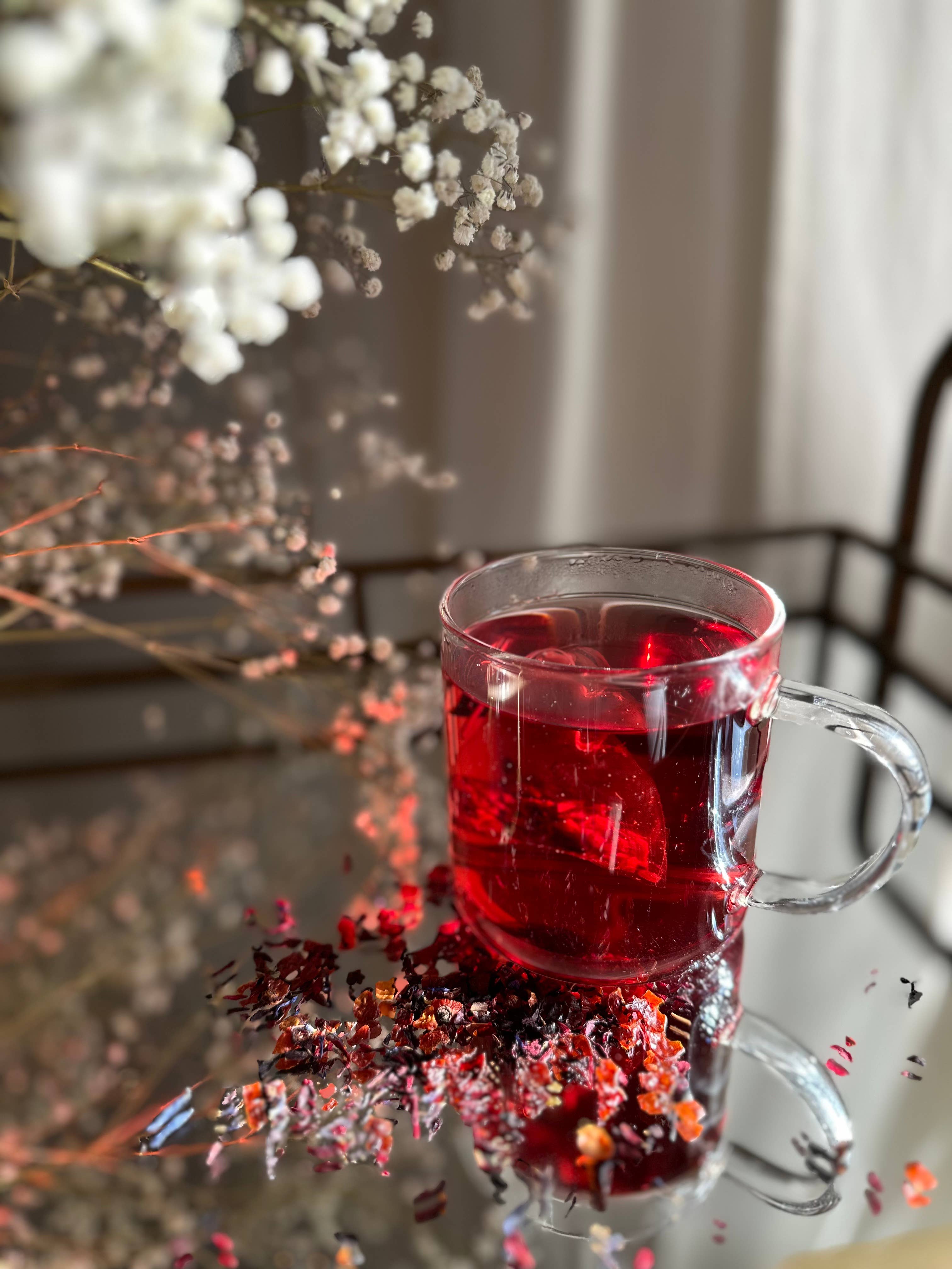 Tea with Tae - Wholesale Tea Bags - Hibiscus Rose Herbal Tea Small Gift Pouch (5 tea bags)2