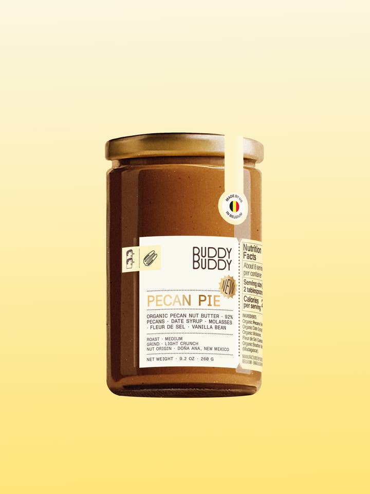 Pecan Pie Nut Butter for wholesale by BUDDY BUDDY