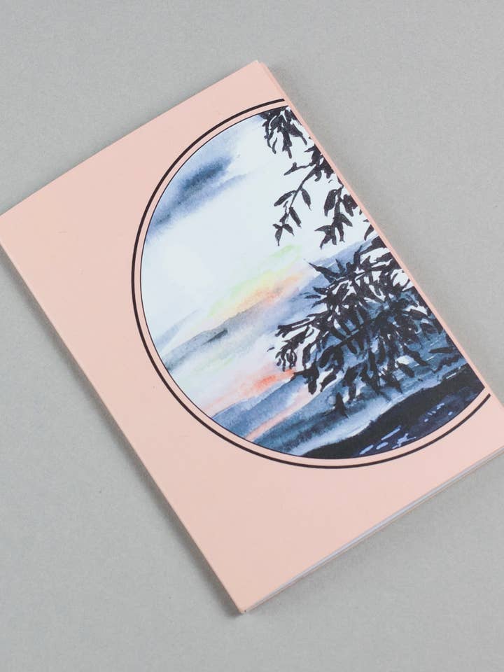 A6 Kyoto peach notebook for wholesale by Yukka