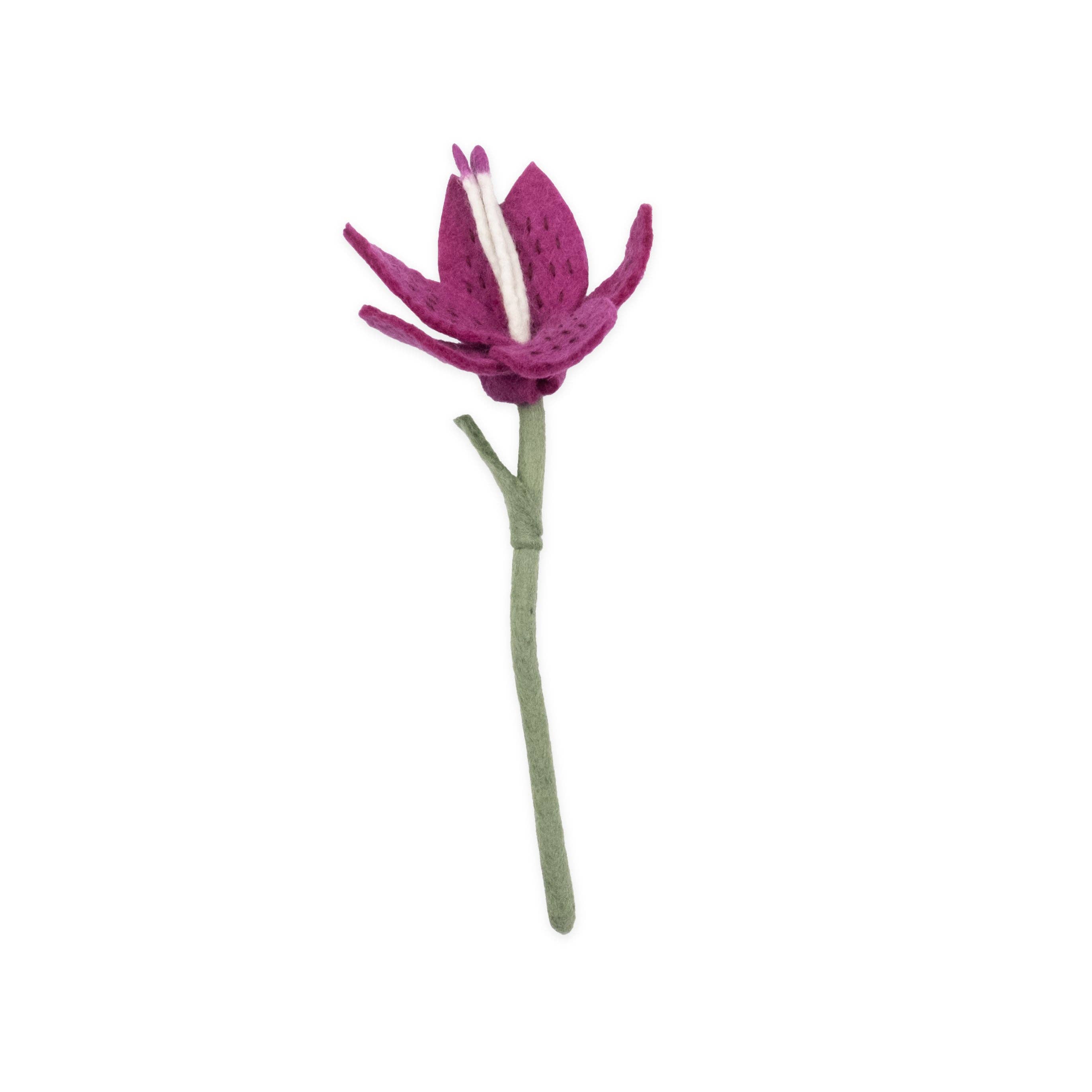 Global Goods Partners - Wholesale Artificial Flowers - Felt Stargazer Lily Flower16