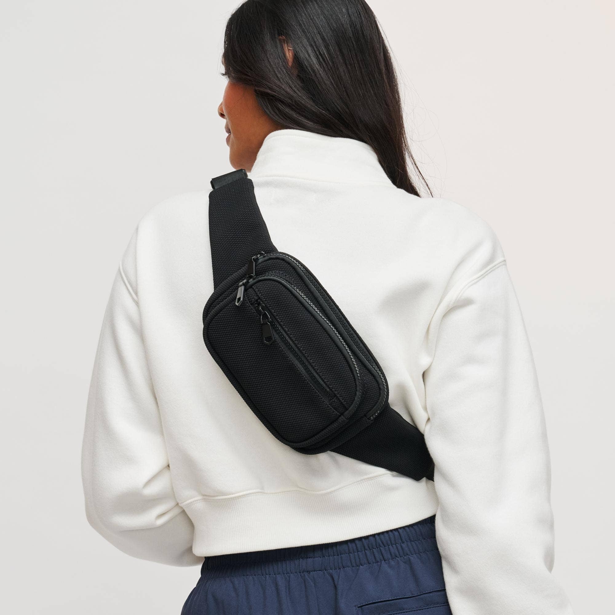 Sol and Selene - Wholesale Belt Bag - Women's - Hip Hugger Neoprene Mesh Belt Bag3