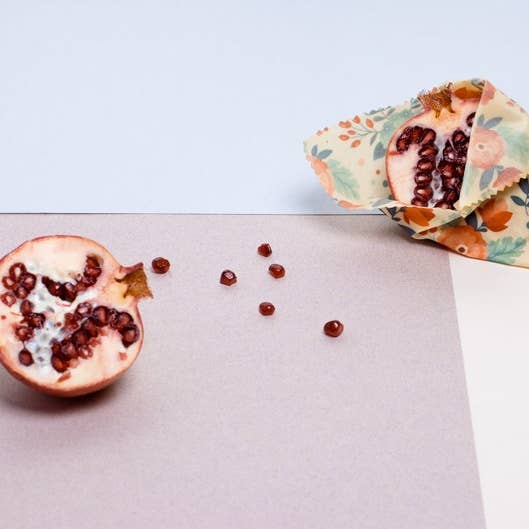 Beeswax wrap SET of 4 (S, M, L, XL) “Bloom” for wholesale by MB GISA