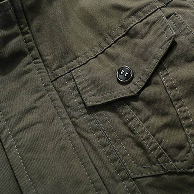 Ecovear - Wholesale Jacket - Men's - Men's Cotton Fleece Casual Jacket Stand Collar8