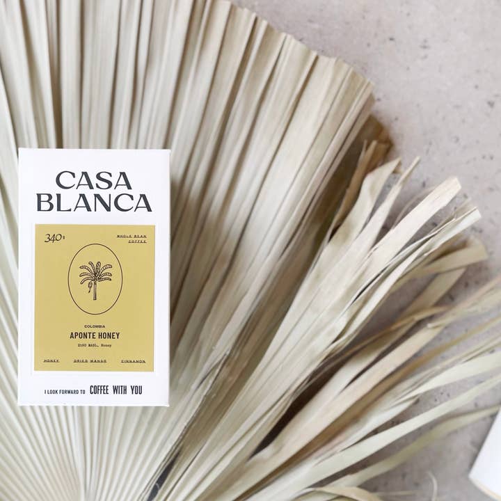 Casa Blanca Coffee Roasters - Wholesale Ground Coffee - Colombia Aponte Honey - Fresh Roasted Coffee - Ground