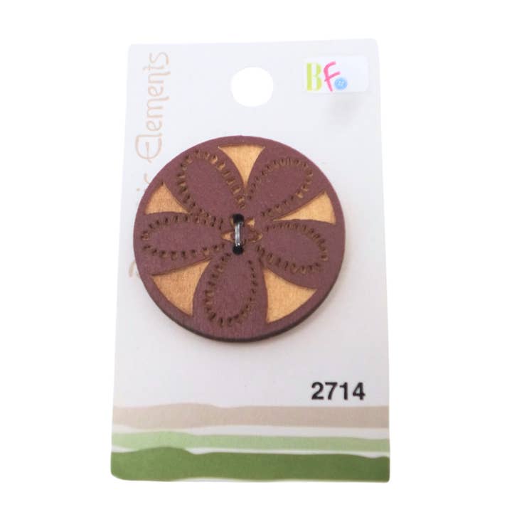 Atiladecor, Artesanato Lda - Wholesale Sewing Button/Snap - Organic Elements Blister With 1 Button1