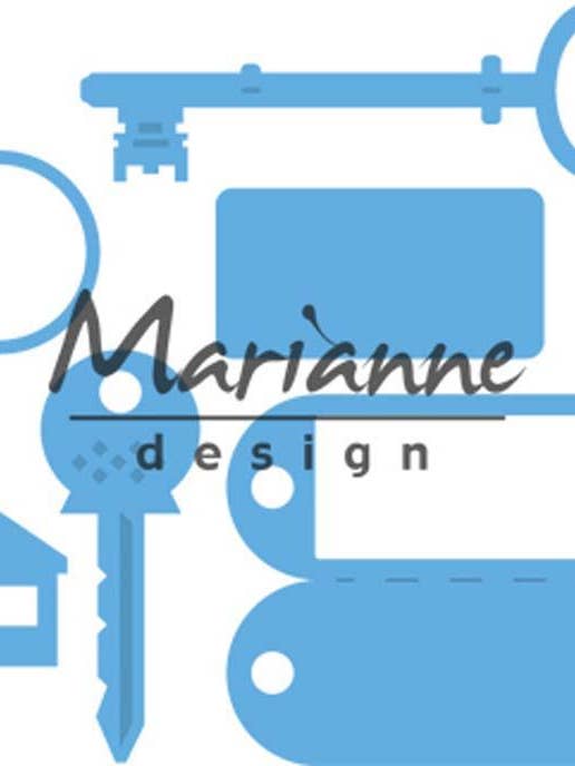 Marianne Design Creatables sleutelhanger voor wholesale door Ecstasy Crafts Distributing