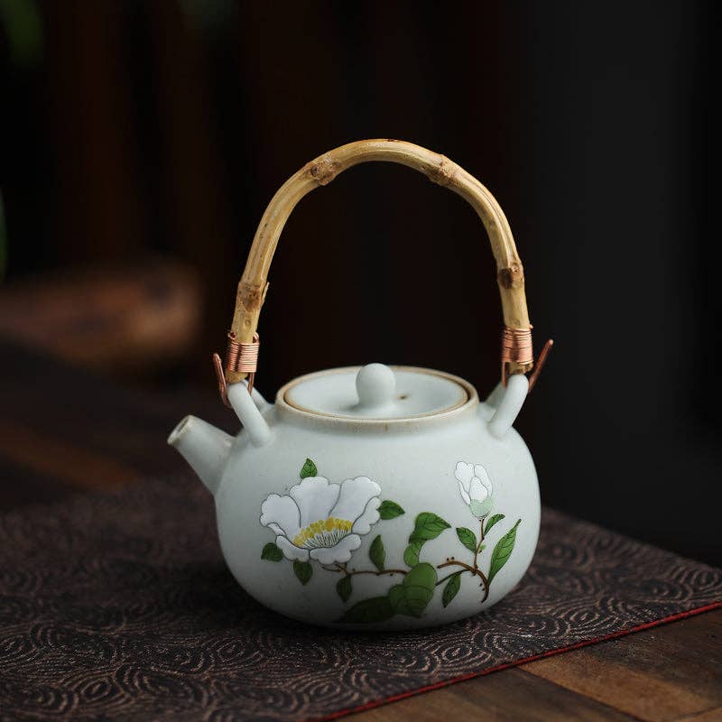 Gohobi （We cover U.S. import duties） - Wholesale Tea Set - Gohobi Hand-painted Floral Tea Set Teapot Tea cup20