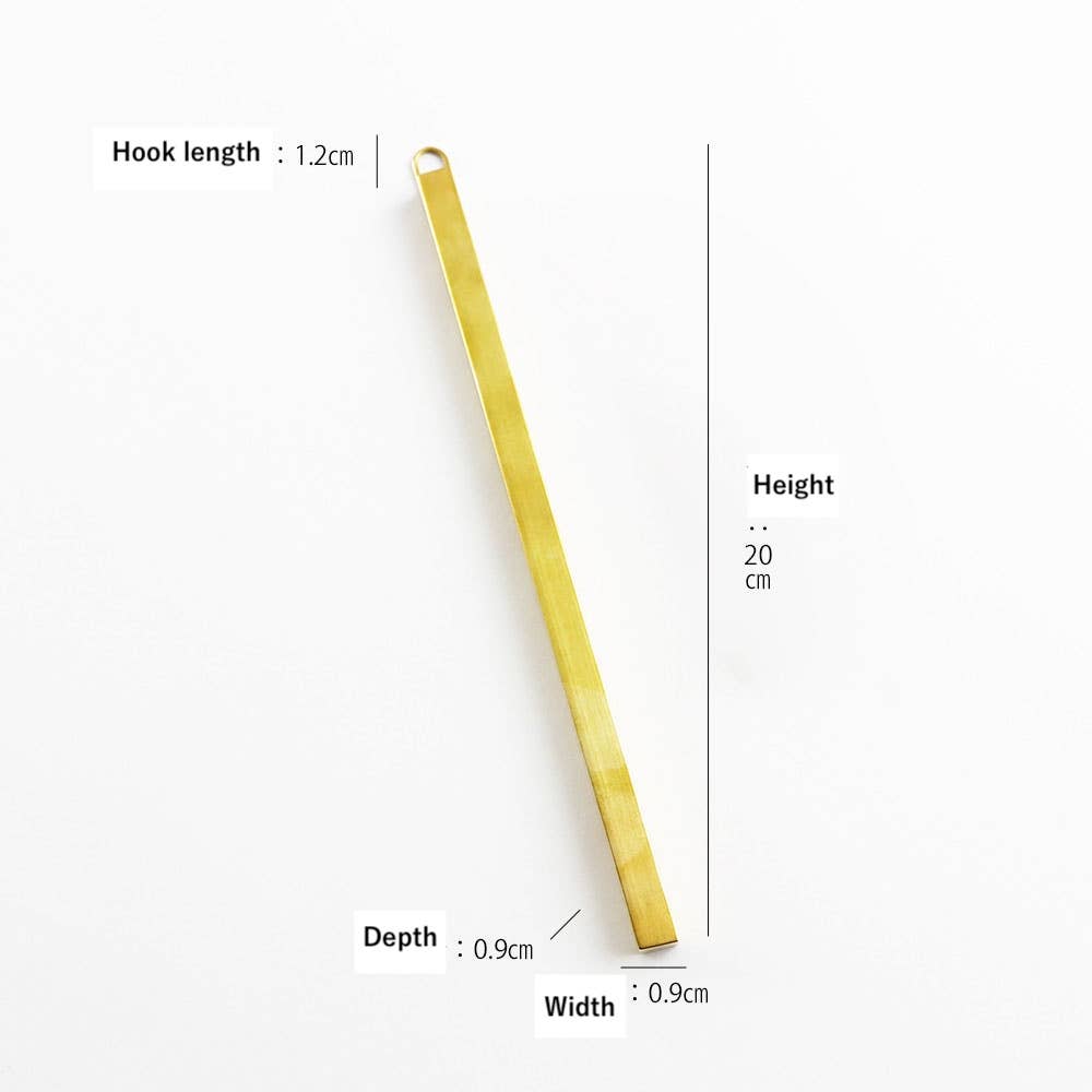 shesay - Wholesale Vase - Wall Brass Stick Vase – Minimalist Display for Dried Flowers8